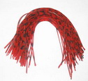silicone legs red / black
